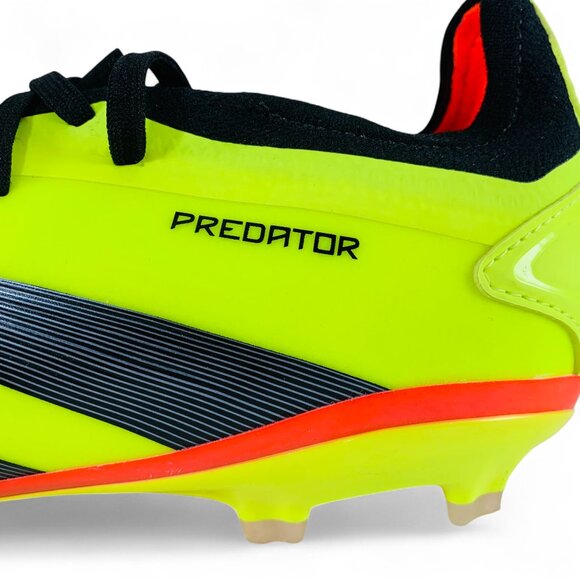 adidas Predator Pro FG Yellow Black Red Men\'s Soccer Cleats IG7776 main image 11